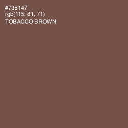 #735147 - Tobacco Brown Color Image